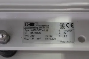 KNF Neuberger N860.3FT.40.18 Vacuum Pump, 2 of 5