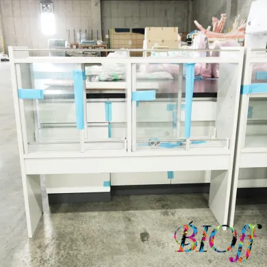 Reagent Storage Shelf 8534 with Glass Door, W120 × D300 × H109 cm