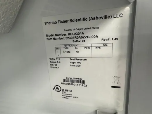 Thermo Scientific Revco REL2304A Laboratory Refrigerator with Precise Temperature Control