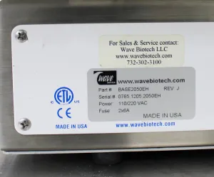 Wave 20/50EH Bioreactor 20-50L Benchtop Rocker Temp Control System, 10 of 10