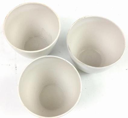 CoorsTek 60140/66140 Porcelain Wide-Form Crucible - 250mL-cover