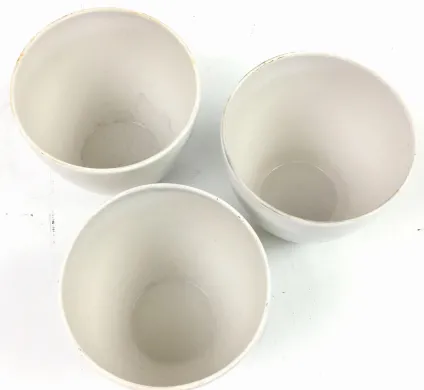 CoorsTek 60140/66140 Porcelain Wide-Form Crucible - 250mL