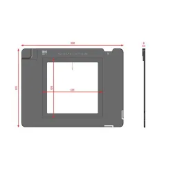 Okolab LEICA TL 220x170 Heated Glass Stage Plate with ITO Coating, 3 of 4