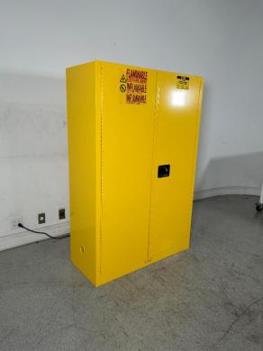 Uline 45 Gallon Flammable Liquid Storage Cabinet with Lockable Double Doors and Ventilation-cover
