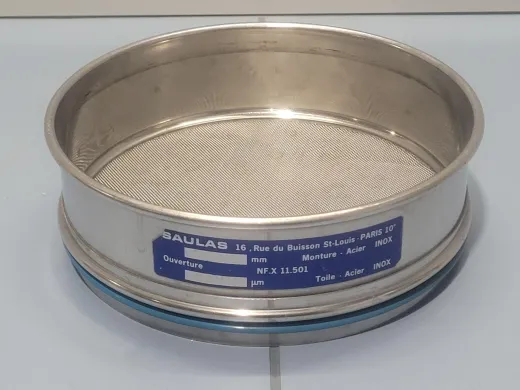 SAULAS Stainless Steel Test Sieve 200x50mm - 630 µm