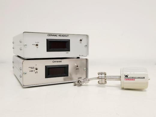 Leybold Ceravac CTR90 Vacuum Gauge Controller with Dual Ceravac Readouts-cover