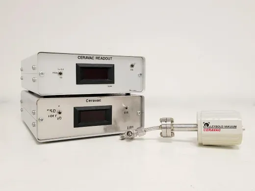Leybold Ceravac CTR90 Vacuum Gauge Controller with Dual Ceravac Readouts