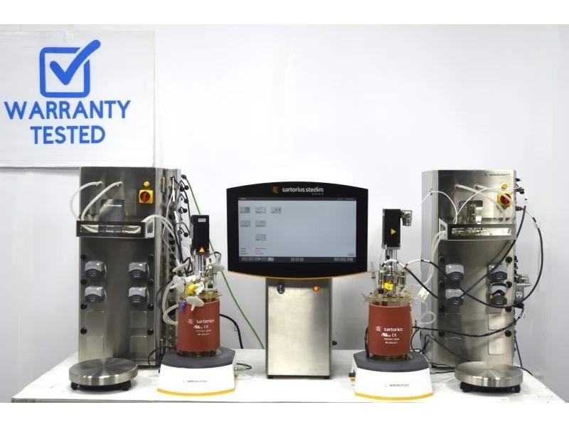 Sartorius Biostat B-DCU 2-Fold Parallel Cell Culture Bioreactor System with Integrated Control Tower