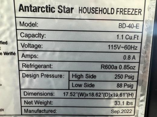 Antarctic Star BD-40-E Household Freezer for Efficient Sample Preservation-cover