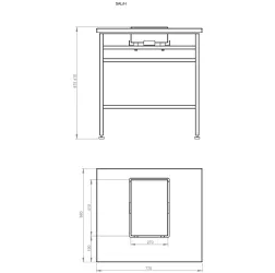 Radwag SAL/H Stainless Steel Laboratory Antivibration Table, 3 of 3