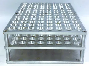 Merck 96-Place Mountable Stainless Steel Vial Rack for Autosamplers and Scintillation Counters, 4 of 4