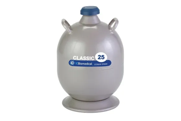 Taylor Wharton Classic 25L Aluminum Cryogenic Dewar for Liquid Nitrogen Storage