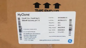 Hyclone 25mM Tris, 75mM NaCl, 300mM Sucrose Buffer Solution, pH 7.4, 3 of 3