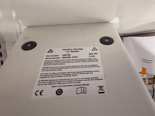 Hamilton I.D Reader Benchtop Sample Identification Instrument-cover