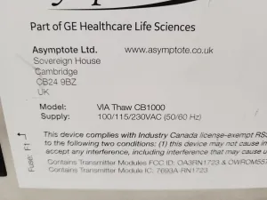 Asymptote VIA Thaw CB1000 Cryo Cell Therapy Dry Thawing, 21 of 21