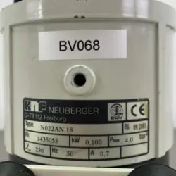 KNF N035AN.18 Refurbished Oil-Free Diaphragm Pump for Gases and Vapors, 6 of 6