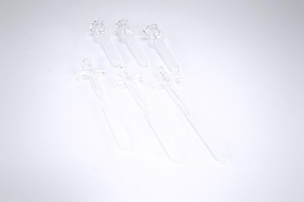 Set of 3 × 5 mL Manual Glass Dounce Tissue Homogenizers