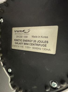 VWR Galaxy Mini Centrifuge-cover