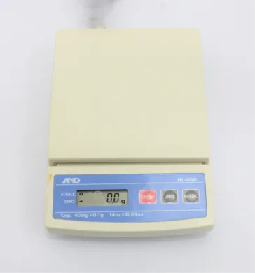 A&D HL-400 Portable Precision Balance with 400g Capacity and 0.1g Readability