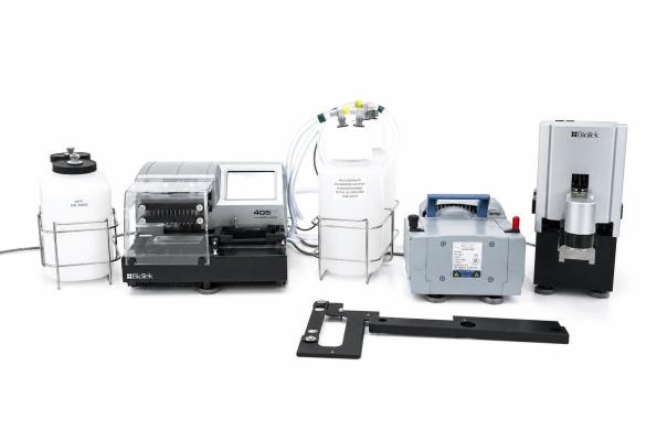 Agilent BioTek 405 TS HT Microplate Washer with BioStack 3WR and Vacuum Pump-cover