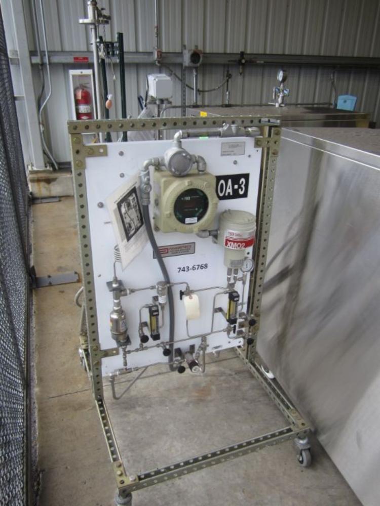 Panametrics Oxygen Analyzer Sample System for Process Gas Analysis
