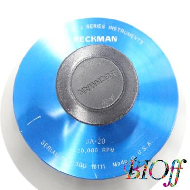 Beckman JA-20 Fixed-Angle Centrifuge Rotor, 8 × 50 mL, 20,000 rpm-cover