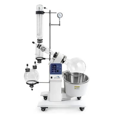 SCILOGEX SCI20L-Pro 20L Rotary Evaporator, Vertical Coiled Condenser, Motorized Lift-cover