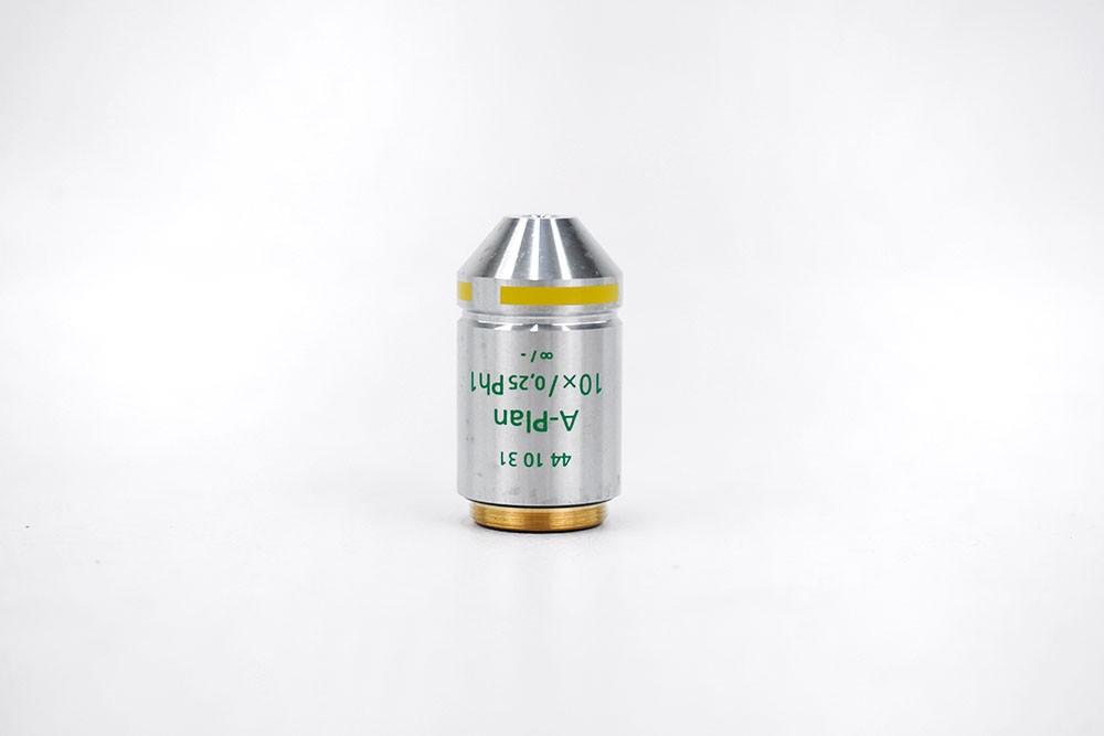 Zeiss A-Plan 10x/0.25 Ph1 Phase Contrast Microscope Objective 441031
