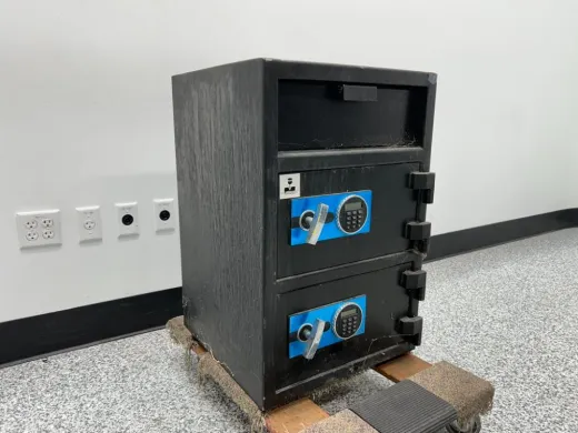 B-Rate Double Door Front Load Hopper Depository Safe with Combination Locks