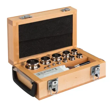 Radwag Cylindrical Weights, Set (1 mg - 5 kg), Wooden Box