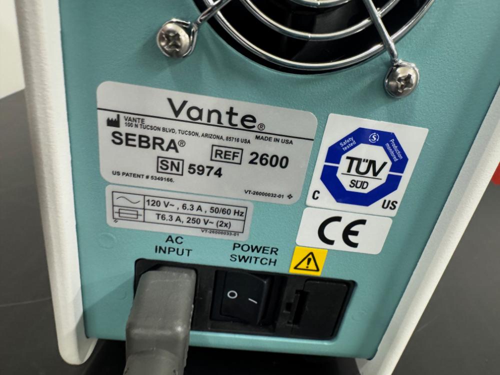 Vante Sebra OMNI Sealer Laboratory Plate Sealing System Model SEBRA