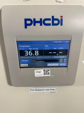 PHC Corporation Doublestack Dual-Chamber CO2 Incubator for Cell Culture-cover