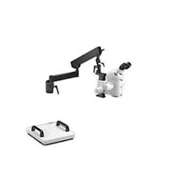 SMS25PD Articulating Arm Boom Stand with Mounting Pedestal and Weighted Base