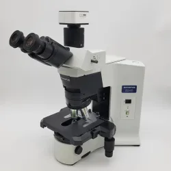 Olympus BX45 Trinocular Phase Contrast Microscope with 5.0 MP Camera, 2 of 9