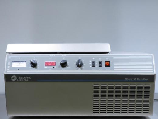 Beckman Coulter Allegra 6R Refrigerated Centrifuge with Swing Bucket and Fixed Angle Rotor Options-cover