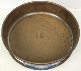 Tyler #80 Brass 8" Full-Height Sieve with 180 μm Aperture, 7 of 11