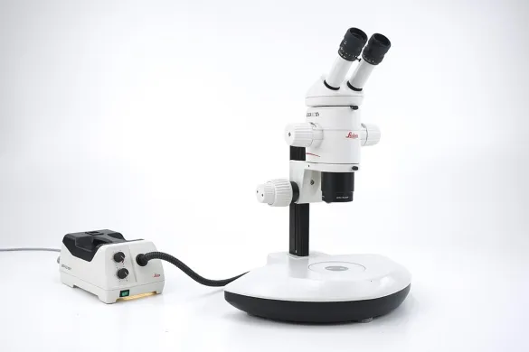 Leica MZ125 Stereo Zoom Microscope with PlanApo 0.5x Objective and CLS150X Cold Light Source