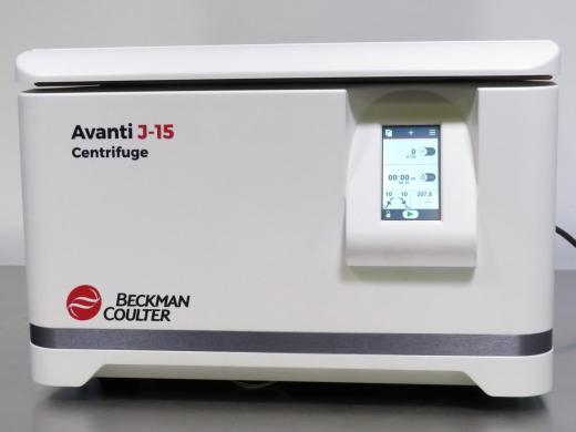 Beckman Coulter Avanti J-15 Benchtop High-Speed Centrifuge with JS-4.750 Swing Bucket Rotor-cover