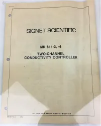 Signet MK811A-3 Conductivity Controller with Rosemount I94 Sensor, 10 of 14