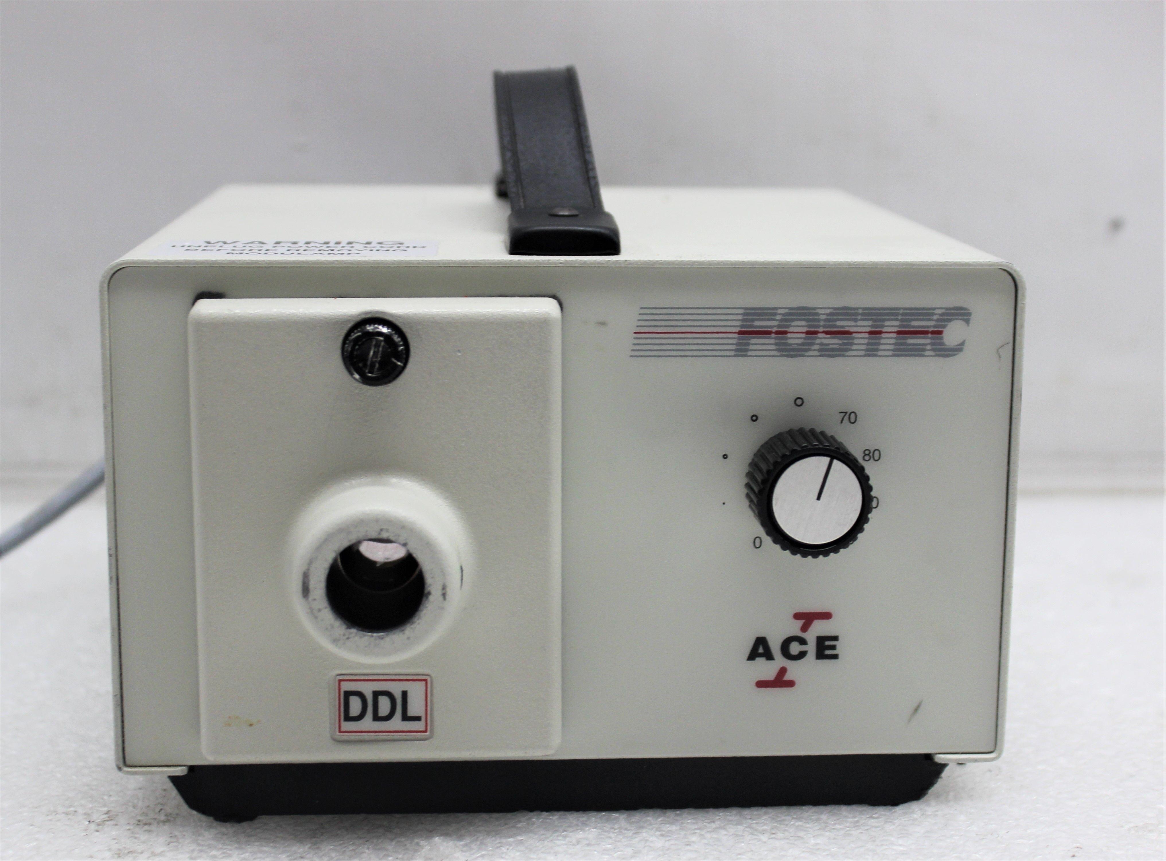 Fostec 20500.2 AC Halogen Variable Intensity Light Source for Microscope Imaging