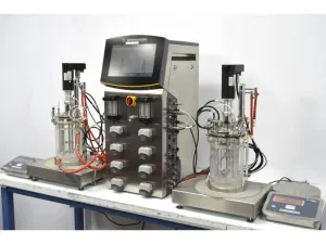 Sartorius Biostat B Dual Control Jacketed Autoclavable Bioreactor System for Microbial Cultures, 2L Vessels, 4 of 48