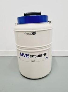 MVE CryoShipper 8.5 ltr w/ ShipsLog 3 Temperature w/ Data Logger Lab-cover