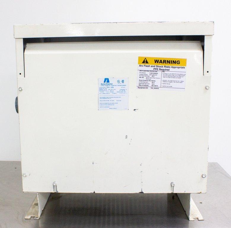 Acme Electric TP1A 30 KVA 480V Delta to 208Y/120V Transformer with UL Type 3R Enclosure