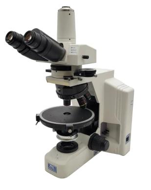 Nikon Eclipse E600 Polarizing Microscope with Trinocular Head and Bertrand Lens-cover