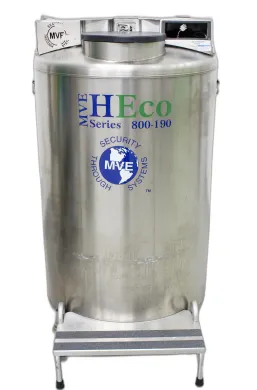 Chart MVE 819P-190AF-GB Cryogenic Vapor Phase Storage Tank -190°C, 19,500 Vial Capacity