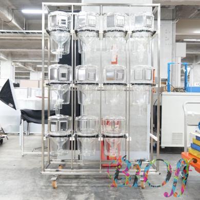 KN-646-RACK Metabolic Cage Rack for Rats by Natsume Manufacturing, Unused-cover