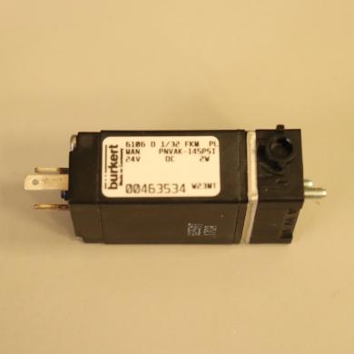 Burkert 3-Way Pneumatic Rocker Solenoid Valve Model 6106 D 1/32 FKM PL-cover