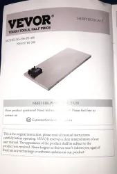VEVOR PS-500 Stainless Steel Platform Scale (500kg x 0.1kg), 5 of 6