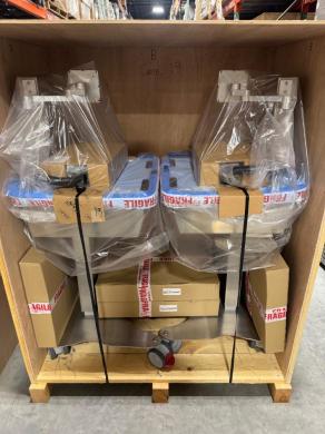 Unused Kinetic ID Mobile Stainless Steel HMI Workstations - Quantity 2-cover