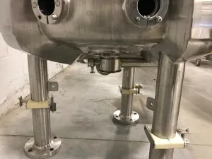 ABEC 1100 Liter Stainless Steel Jacketed Bioreactor Reactor Vessel, 3 of 4